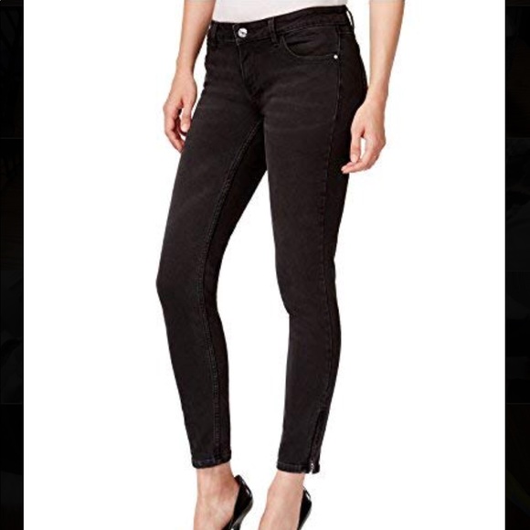 Guess Black Jeans With Zipper Ankle 24 